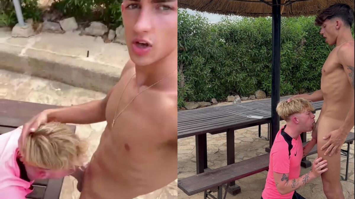 ChasexParkerr – Watch me face fuck twink TheoCarterOf until I cum deep down his throat