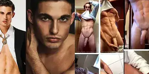 Model Kieran Warner (warmer_kk) shows off his monster cock –