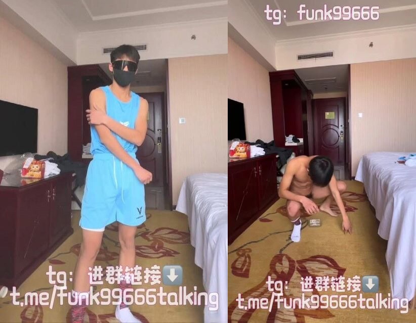 [TW] 脫衣體訓田徑直男運動生 異物塞入自行排出